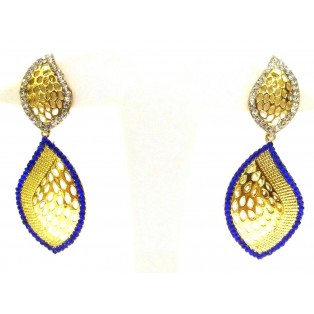 Gold Earring Jhumka Bali Jhumki Fashion Jewelry Boho Chic Drop Dangle Long E63